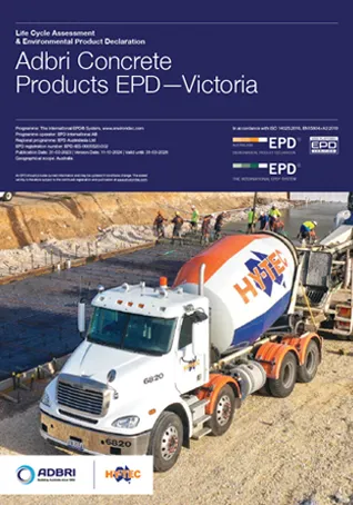 Adbri Concrete Products EPD Victoria